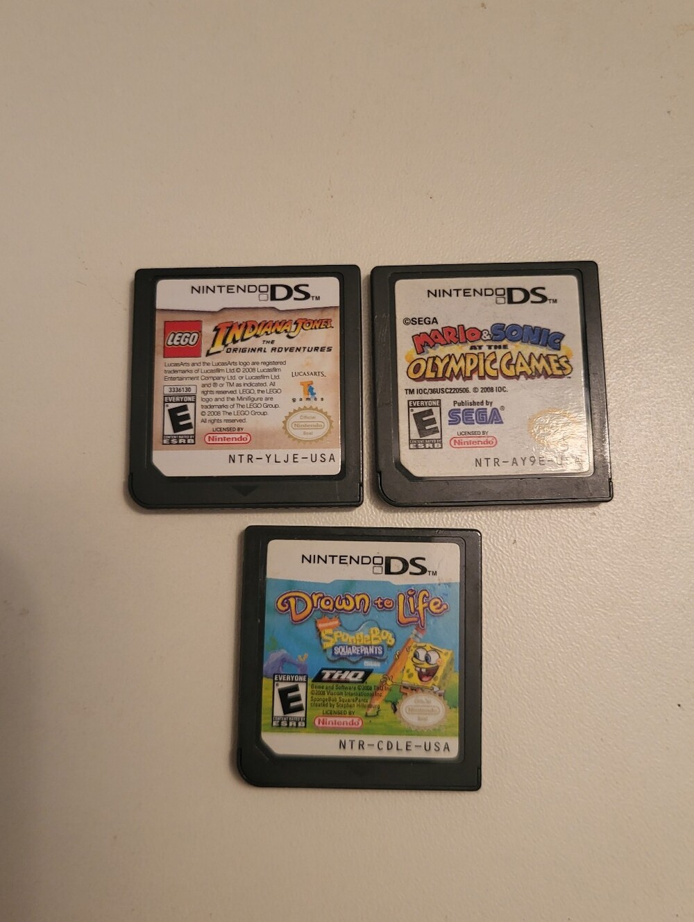 Nintendo DS Bundle Of 3 Games